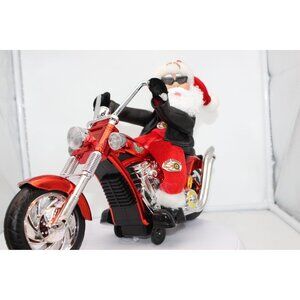 "Born to be Wild" Santa on a Harley, Musical, Animated